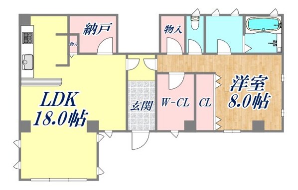 松生ビラの物件間取画像